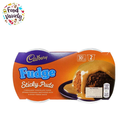 Cadbury Fudge Sticky puds 95g  แคดเบอรี่ ฟัดจ์พุดดิ้งเหนียวๆ 95กรัม