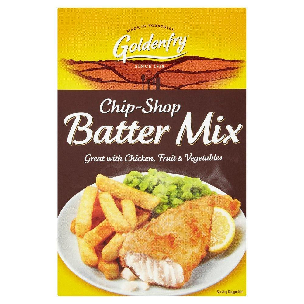 Goldenfry Chip Shop Batter Mix 170g โกลเด้นฟราย ชิป ช็อป แป้งผสมแป้ง 170กรัม