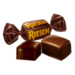 Riesen Dark Chocolate Chewy Toffee Bag 110g