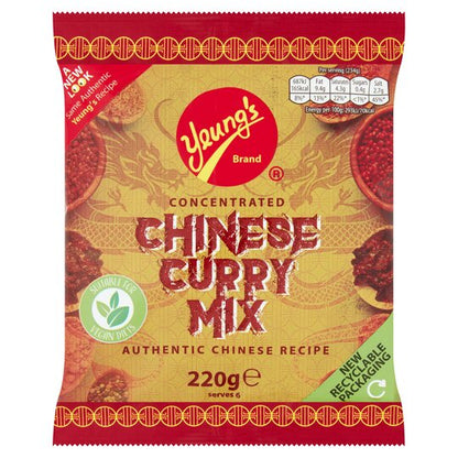 Yeung’s Brand Concentrated Chinese Curry Mix 220g ยงค์ แบรน หมี่ผัดพริกแกงเข้มข้น 220 กรัม