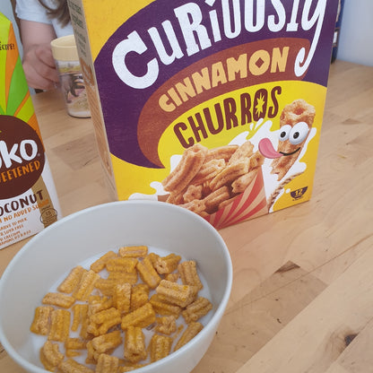 [Best Before 31-Oct-2024] Nestle Curiously Cinnamon Churros 360g เนสท์เล่ คิวเรียสลี่ ซินนามอน ชูโรส 360g