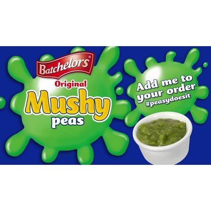 Batchelors Chip Shop Style Mushy Peas 3kg แบทเชเลอร์ ถั่วลันเตาบด 3กล.