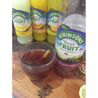 Robinsons Double Strength Apple & Blackcurrant 1 litre โรบินสัน เพิ่มความแรงสองเท่าของแอปเปิ้ลและแบล็คเคอแรนท์ 1 ลิตร