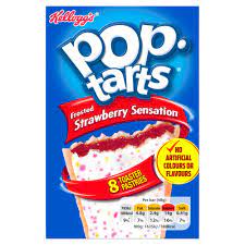 Kellogg's Pop tarts Frosted Strawberry sensation 384g ป๊อปทาร์ต สอดไส้ สตรอว์เบอร์รี่ 384กรัม