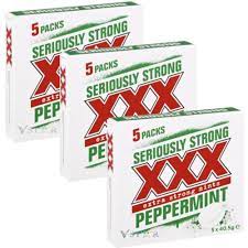 Seriously Strong XXX Extra Strong Peppermint 40.5g 5 Packs