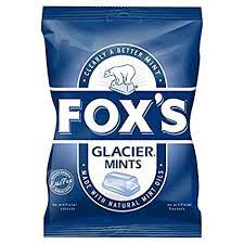 Fox's Glacier Mints 200g ฟ็อกส์ ลูกอมกลาเซียร์ รสมิ้นต์ 200กรัม