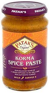 Patak’s Korma Spice Paste 290g พาธาก โกร์มะ 290กรัม