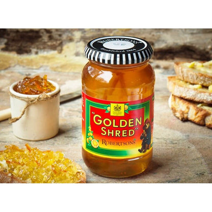 Robertson's Golden Shred Fine Cut Orange Jelly Marmalade 454g รอแบร์ตซ่อน โกลเด้นเชรดแยมผิวส้ม