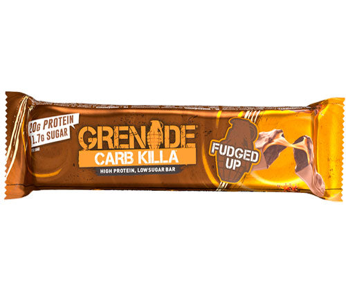 Grenade Carb Killa High Protein Bar Fudged Up 60g เเกรเนต โปรตีนบาร์ รสฟัดจ์ อัพ 60กรัม