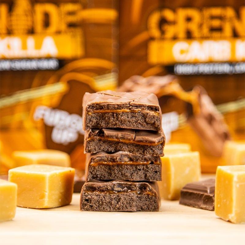 Grenade Carb Killa High Protein Bar Fudged Up 60g เเกรเนต โปรตีนบาร์ รสฟัดจ์ อัพ 60กรัม