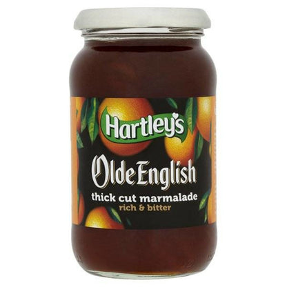 Hartley's Olde English Thick Cut Marmalade Rich & Bitter 454g ฮาร์ทลี่ส์ แยมผิวส้มแบบหนาเข้มข้น 454 กรัม