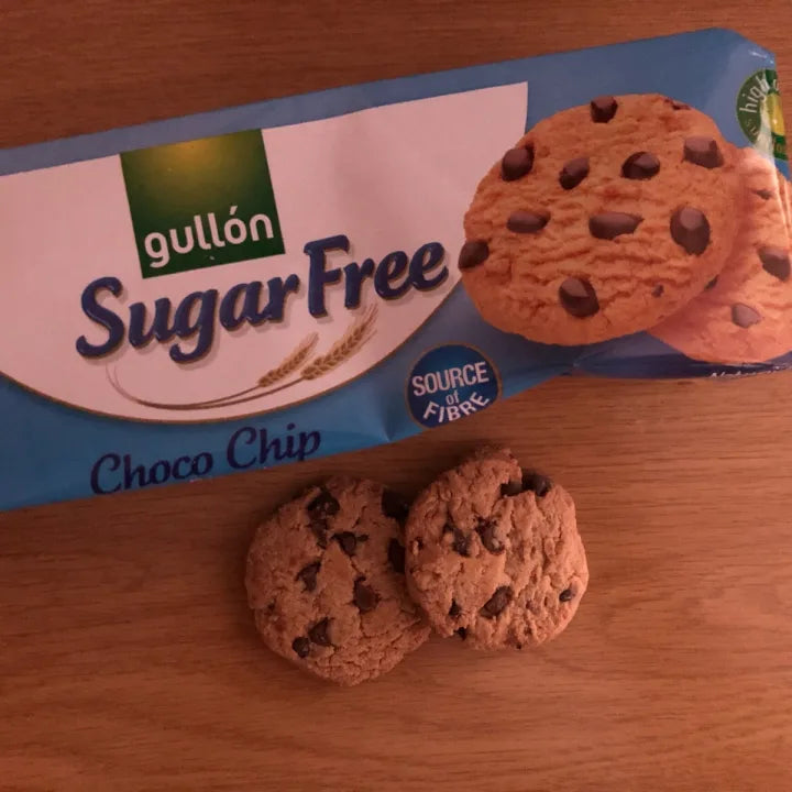 Gullon Sugar Free Choco Chip Biscuits 125g กัลลอนชูการ์ฟรี ช็อกโกแลตชิป บิสกิต 125g