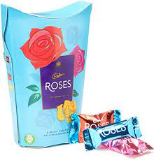 Cadbury Roses Chocolate Carton 290g แคดเบอรี ช็อกโกแลตนม โรส 290 กรัม