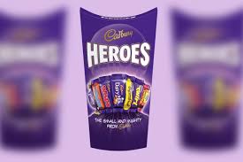 Cadbury Heroes Chocolate Carton 290g แคดเบอรี ช็อกโกแลตนม ฮีโร่ 290 กรัม