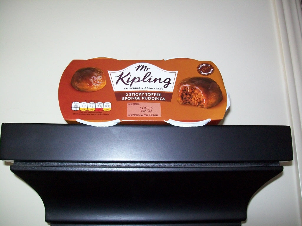 Mr Kipling Sticky Toffee Sponge Pudding 2X95g มิสเตอร์คิปลิง สติกกี้ ท๊อปฟี่ สปันจ์ พุดดิ้ง   2X95g