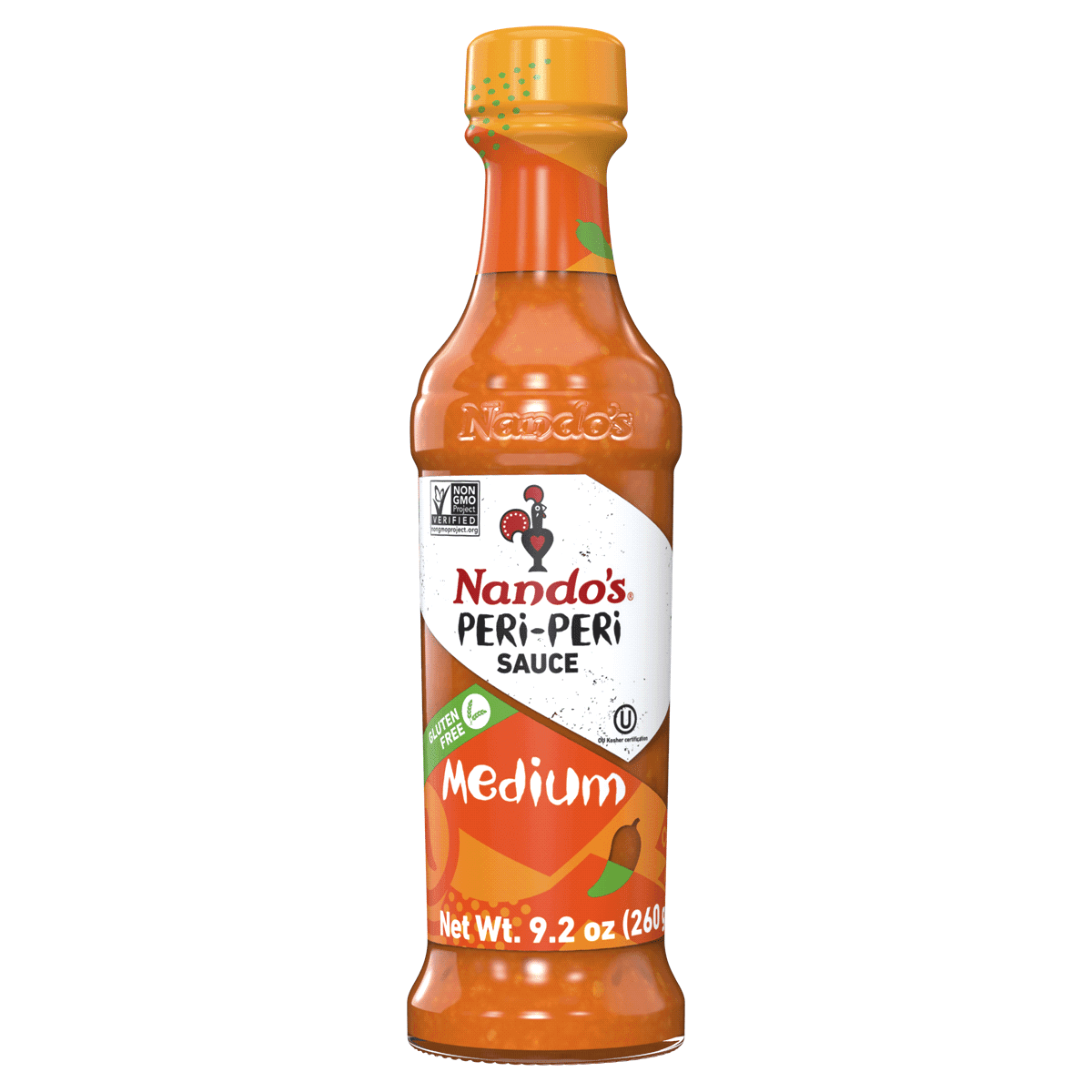 Nandos Peri Peri Medium Sauce 250g  นานโดส เพอริ เพอริ ซอสจิ้ม