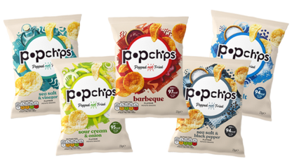 [Best Before 13-Apr-25] Popchips Sour Cream & Onion Flavour Potato Snacks 50g ป๊อปชิป มันฝรั่งอบกรอบ รสซาวครีมและหัวหอม 50 กรัม