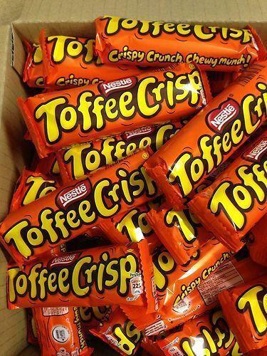 Nestle Toffee Crisp Chocolate Biscuits 7 Pack 130.9g เนสท์เล่ ท๊อฟฟี่ คริสป์ บิสกิตรสช็อกโกแลต