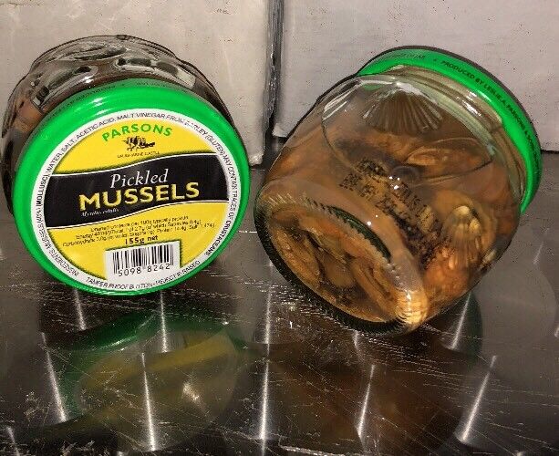 Parsons Pickled Mussels 155g พาร์สันส์  ดอง หอยแมลงภู่ 155g